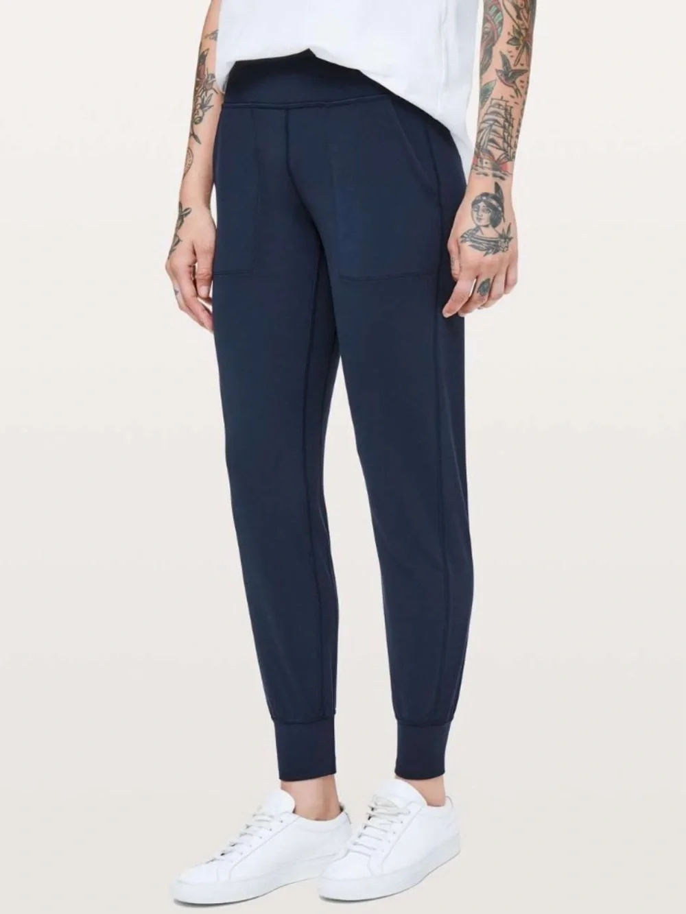 LULULEMON True Navy Align High Rise Jogger Full-Length Soft Nulu Active Size 10